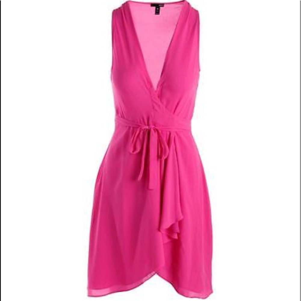 AQUA  wrap dress